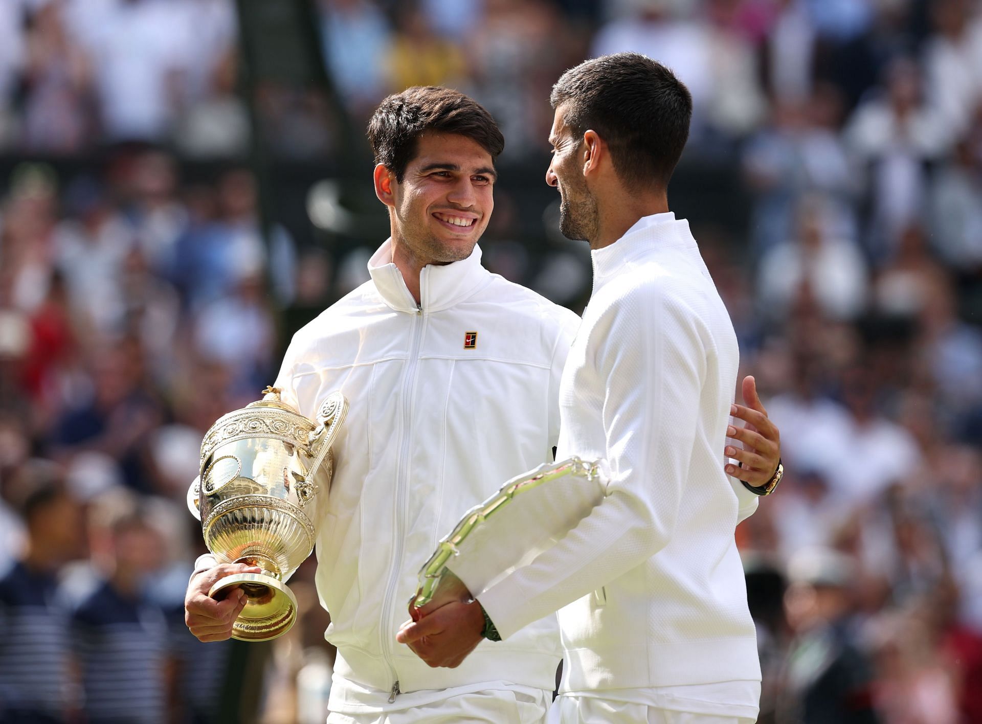 Carlos Alcaraz defended a Grand Slam title for the first time in his career at Wimbledon 2024 - Getty Images