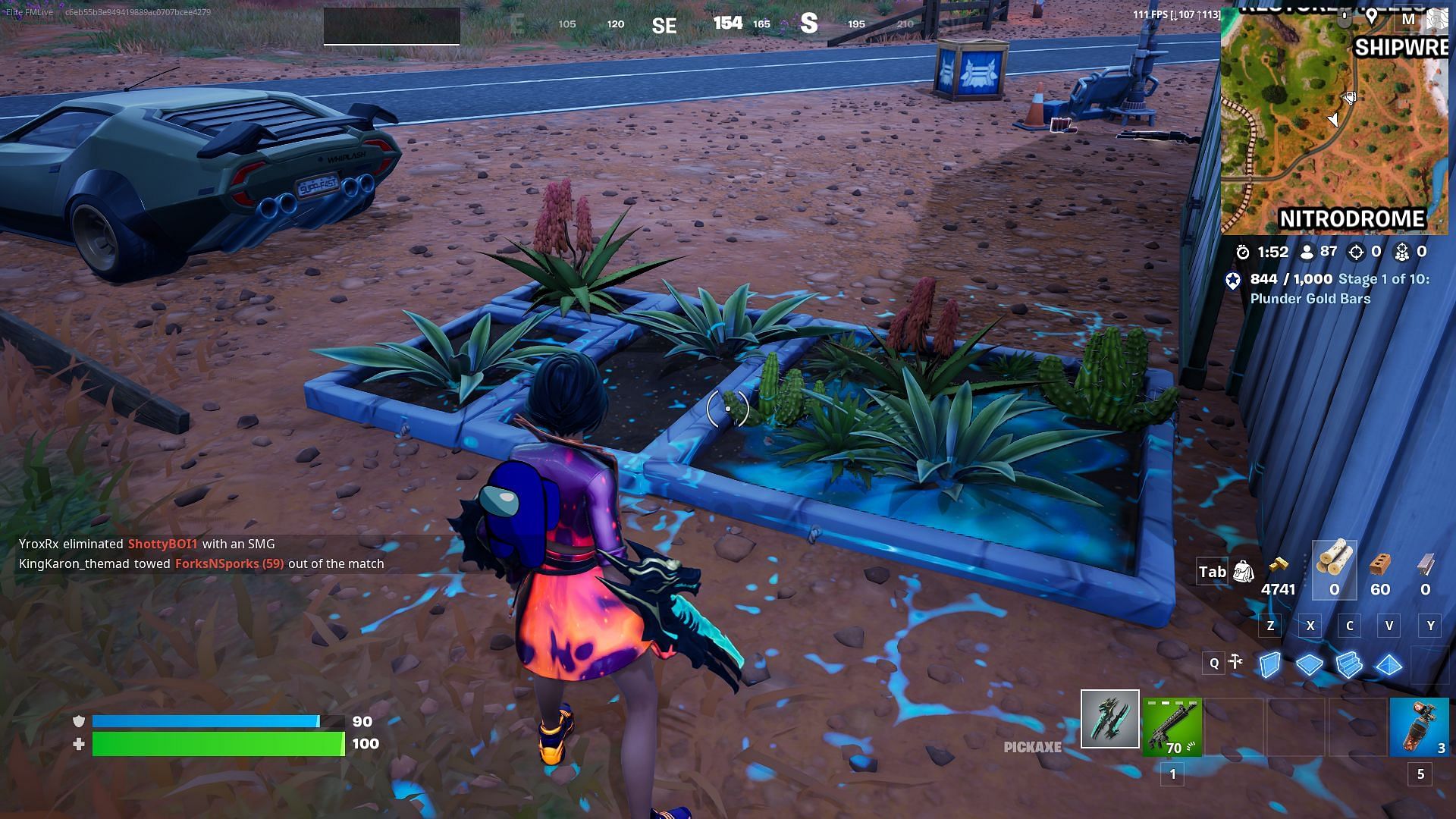 Fortnite Slurp Cacti will not respawn after being used (Image via Epic Games)