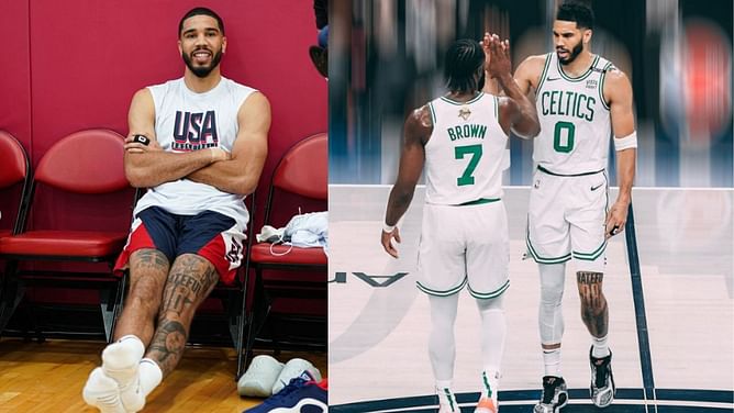 "My boy took the top off the Maybach": Jaylen Brown makes smart remark on Jayson Tatum's new look