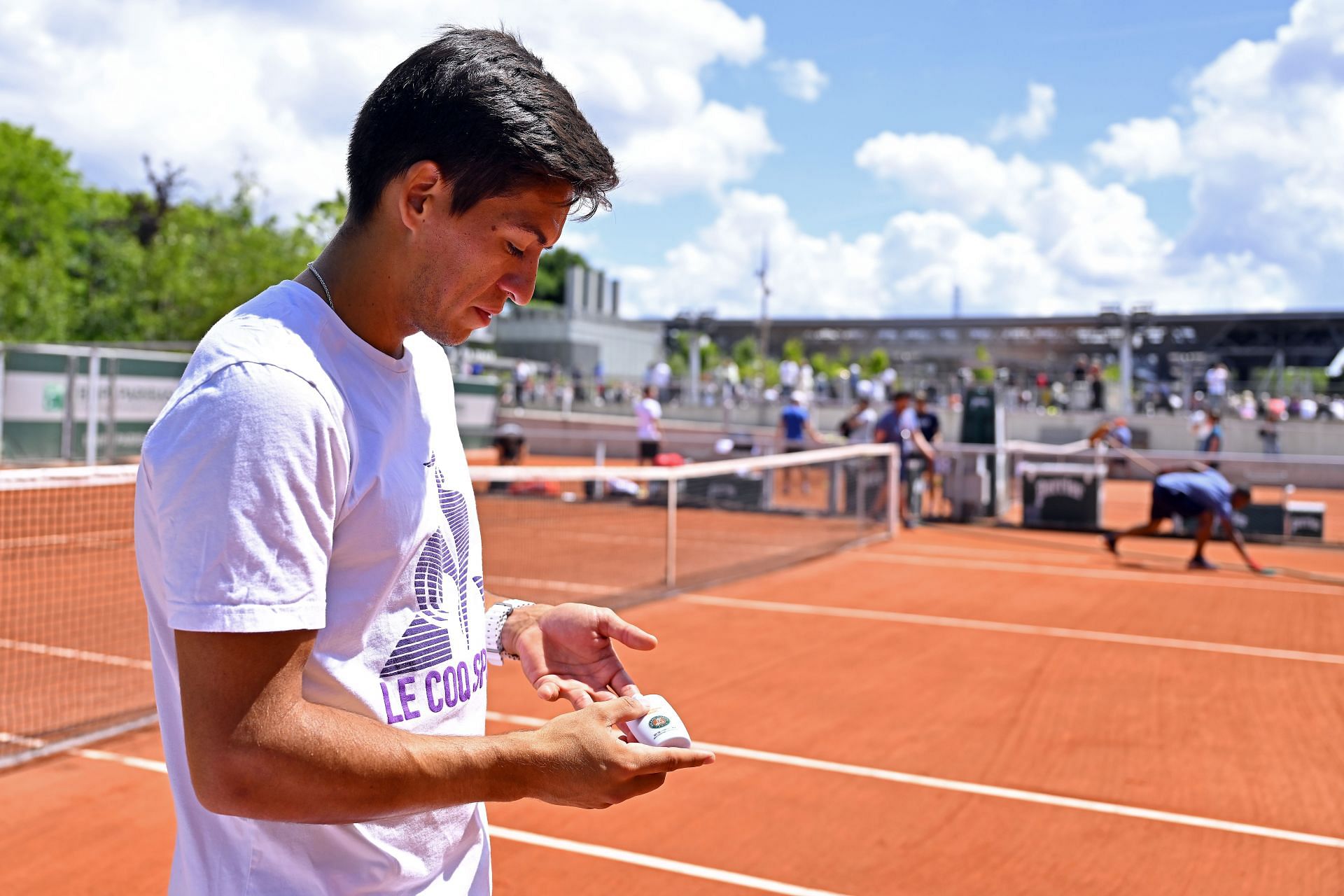 Sebastian Baez at the French Open 2024 (Getty Images)