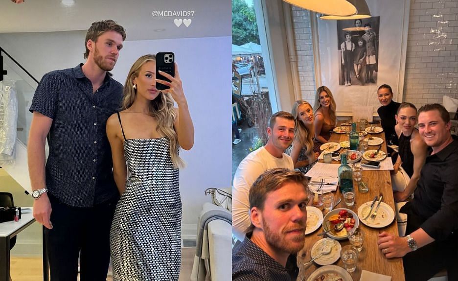 In Photos: Connor McDavid and fiancée Lauren Kyle attend a friends ...