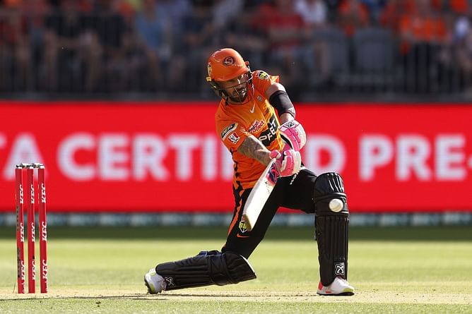 [Watch] Texas Super Kings captain Faf du Plessis smashes a boundary to reach his century in the MLC 2024