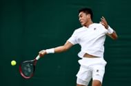 Brandon Nakashima at Wimbledon 2024. (Photo: Getty)
