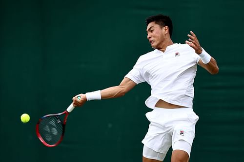 Brandon Nakashima at Wimbledon 2024. (Photo: Getty)