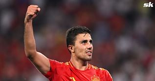 Euro 2024: Spain midfielder Rodri wins Player of the Tournament