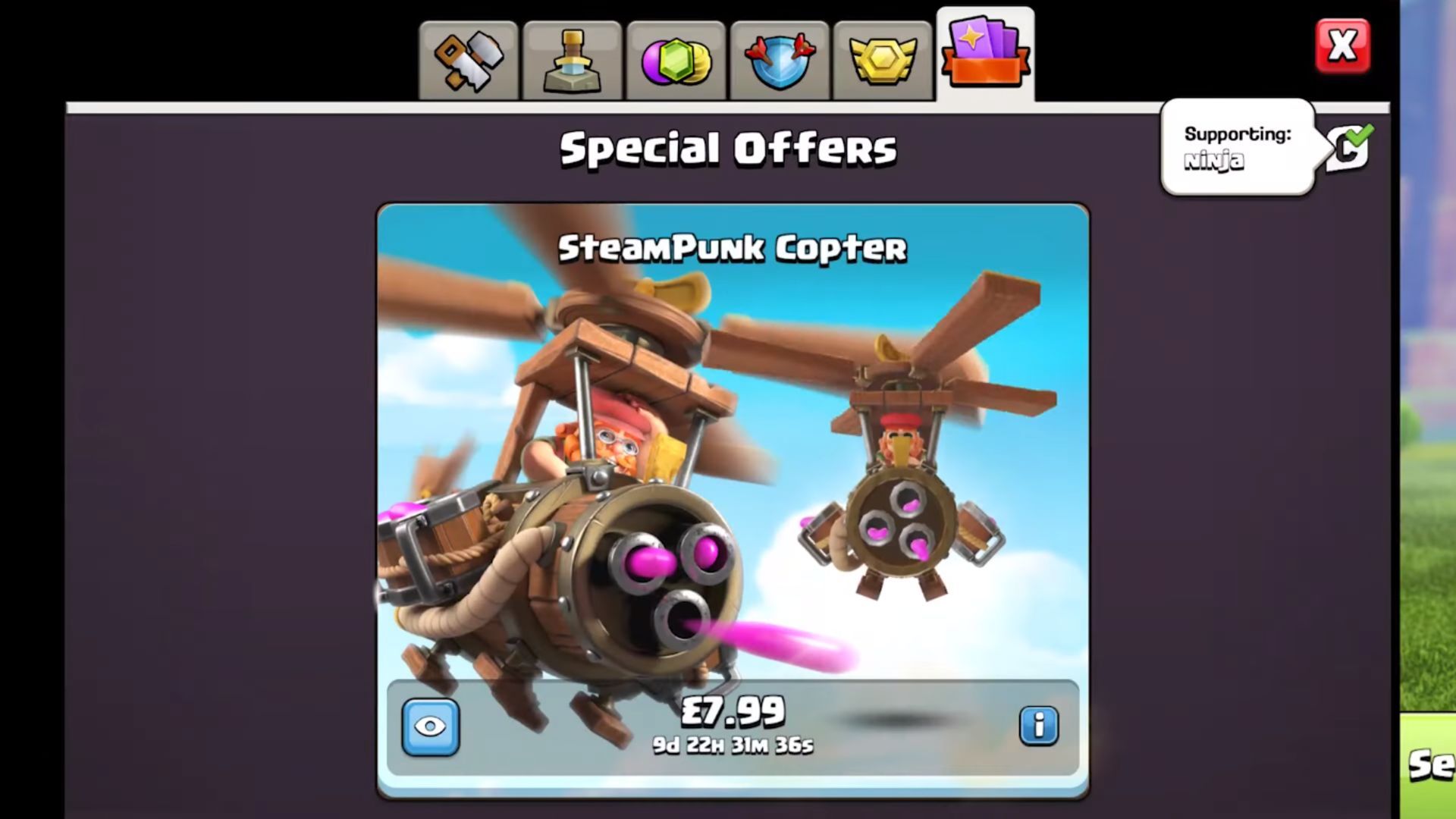 Required cost (Image via Supercell)