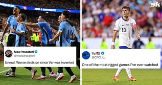 “One of the most rigged games I’ve ever watched” - Fans stunned by VAR's controversial decision as USMNT crash out of Copa America 2024