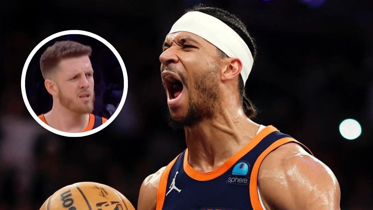 Josh Hart comically takes shots at Isaiah Hartenstein for choosing OKC over Knicks (Images via @nyknicks, @jhart Instagram)