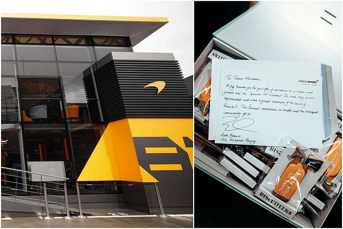 McLaren sends Mercedes a 'thank you' note for helping the squad during the Spanish GP after fire broke out at the team hub