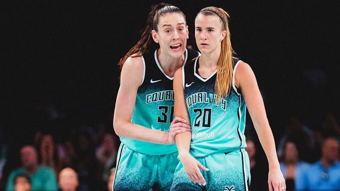 Breanna Stewart's 'nightmare' family life peek with wife Marta and kids intrigues teammate Sabrina Ionescu: "You weren't lying"