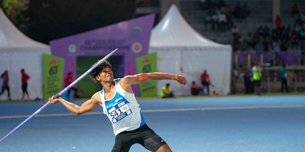 Jashbir Nayak at the inter-state meet in Panchkula. (Image: Reliance Foundation).