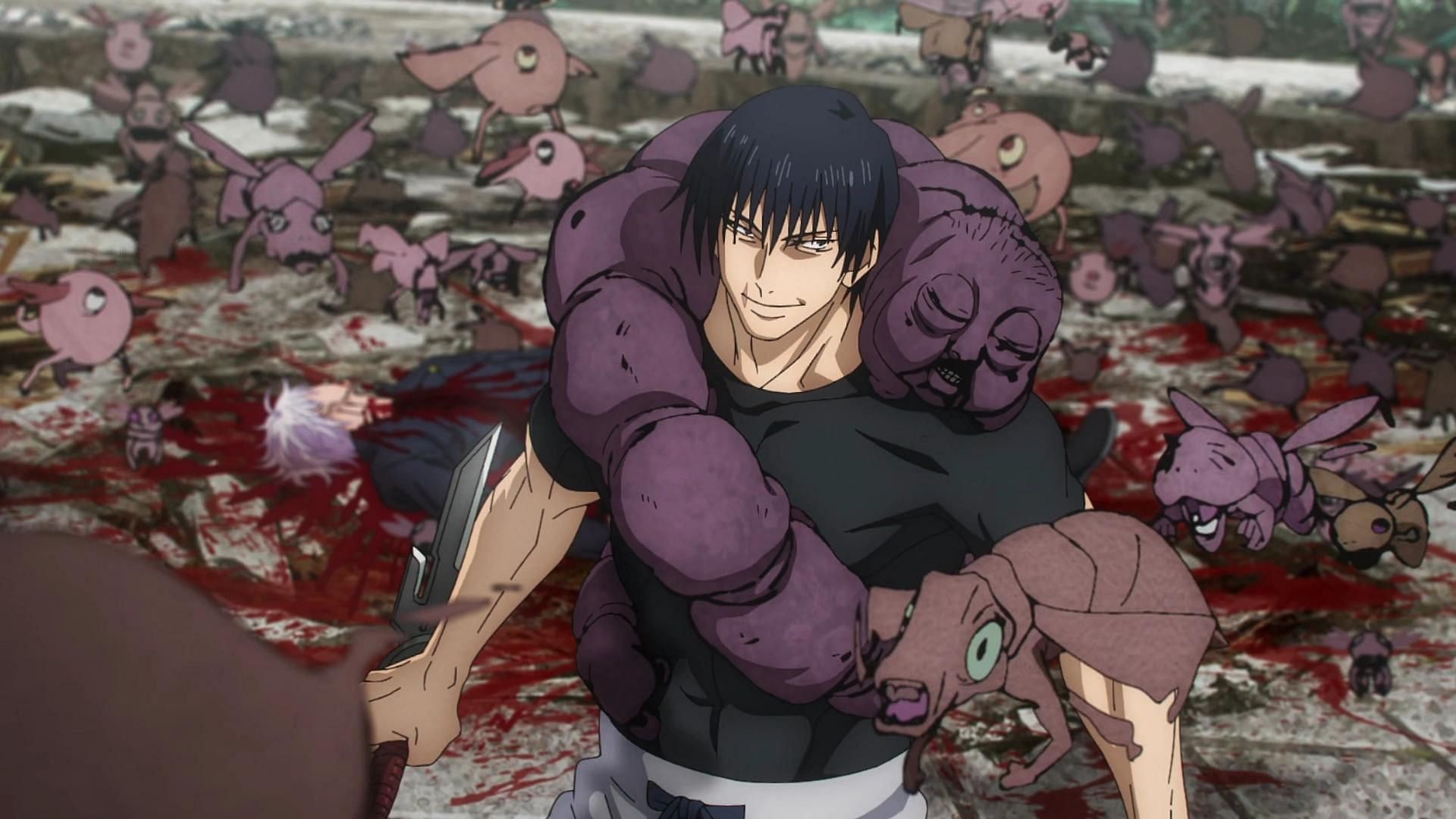 Toji leaves Gojo Satoru to die (Image via MAPPA)