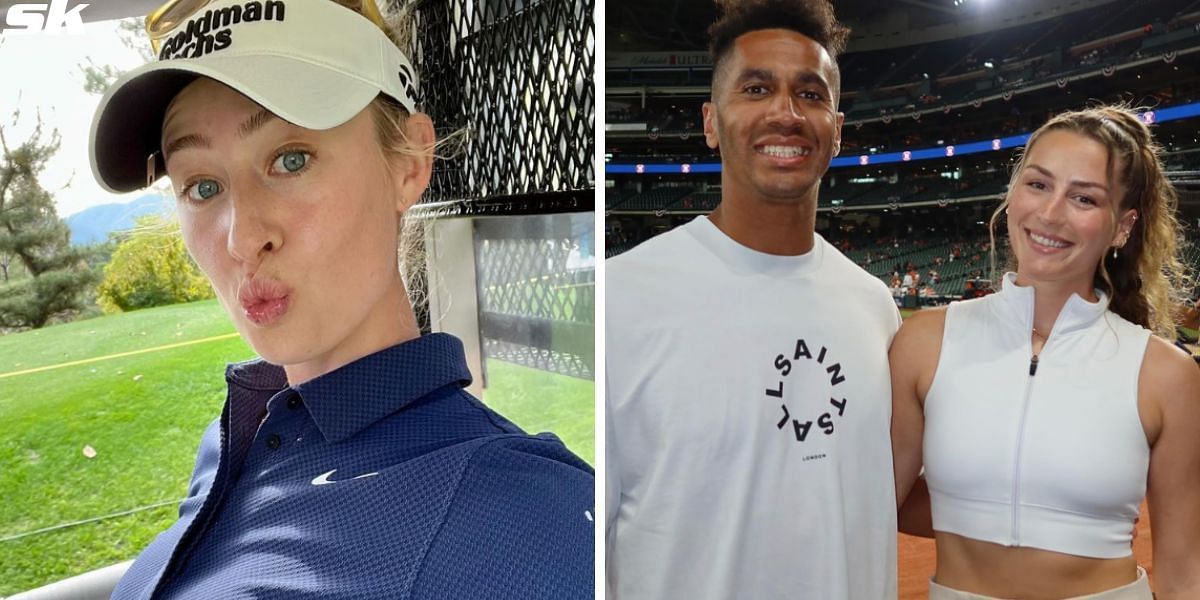 Nelly Korda (L) and Michael Mmoh with Klara (R); Source - https://www.instagram.com/p/CzEPcdJADMG/?igsh=MWg0aXR6emk0cGM3Yw%3D%3D (L) and  https://www.instagram.com/p/C5J7fCNuRWt/?igsh=MTY3M2sxcmo4ejRkNQ%3D%3D (R)