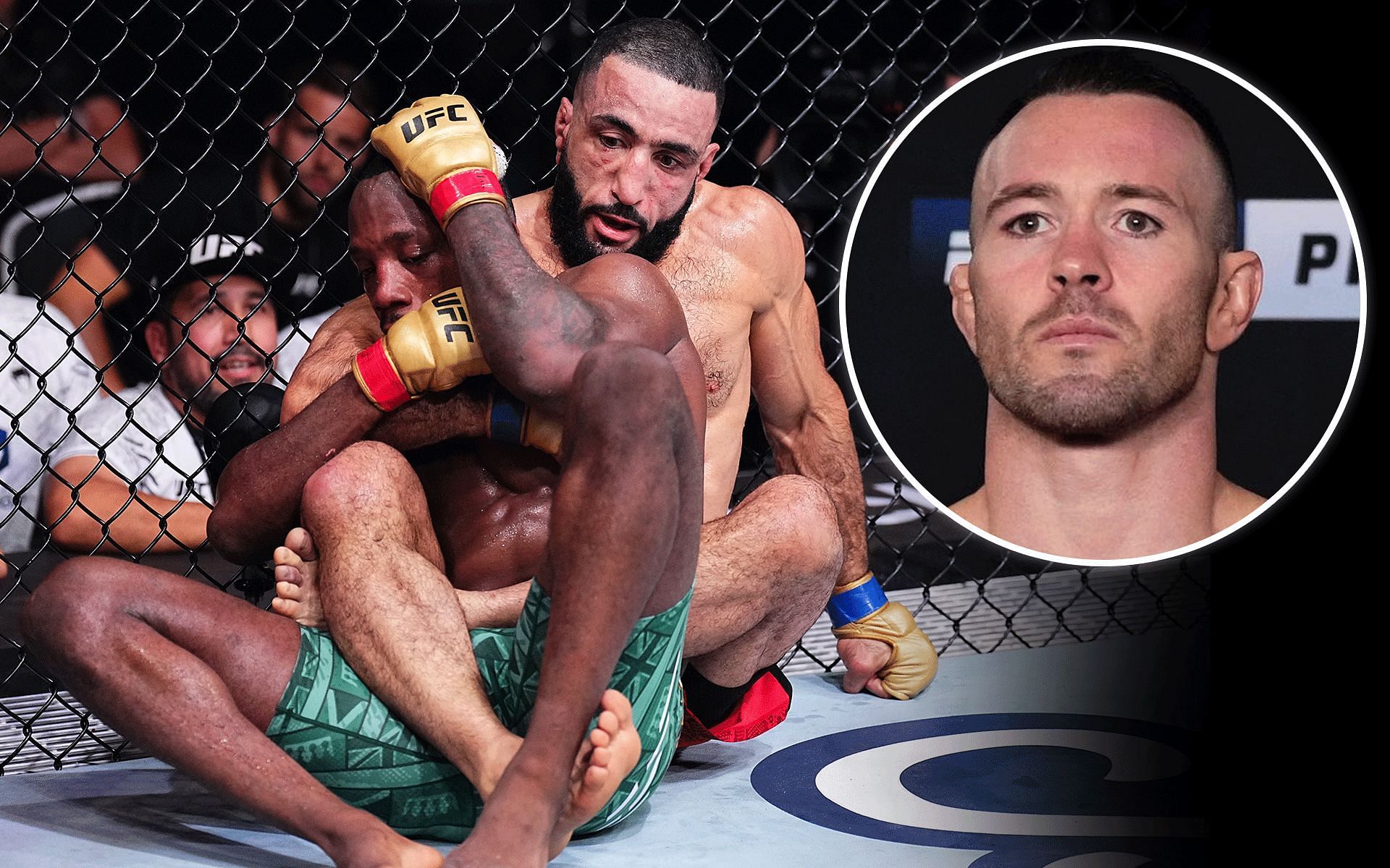 Colby Covington (inset) sounds off on Belal Muhammad