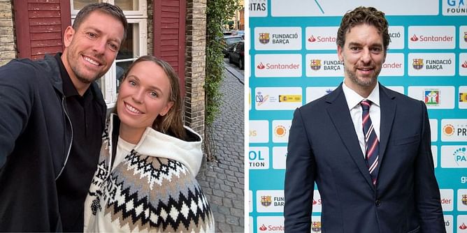 Caroline Wozniacki and husband David Lee share heartfelt reaction as 3x Olympic medalist Pau Gasol reveals wife's 3rd pregnancy