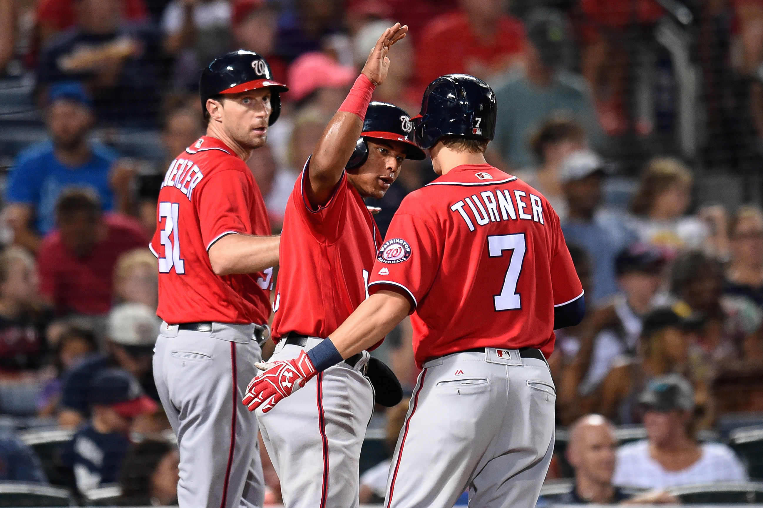 MLB: Washington Nationals at &lt;a href=&#039;https://www.sportskeeda.com/team/atlanta-braves&#039; target=&#039;_blank&#039; rel=&#039;noopener noreferrer&#039;&gt;Atlanta Braves&lt;/a&gt; Credit: IMAGN