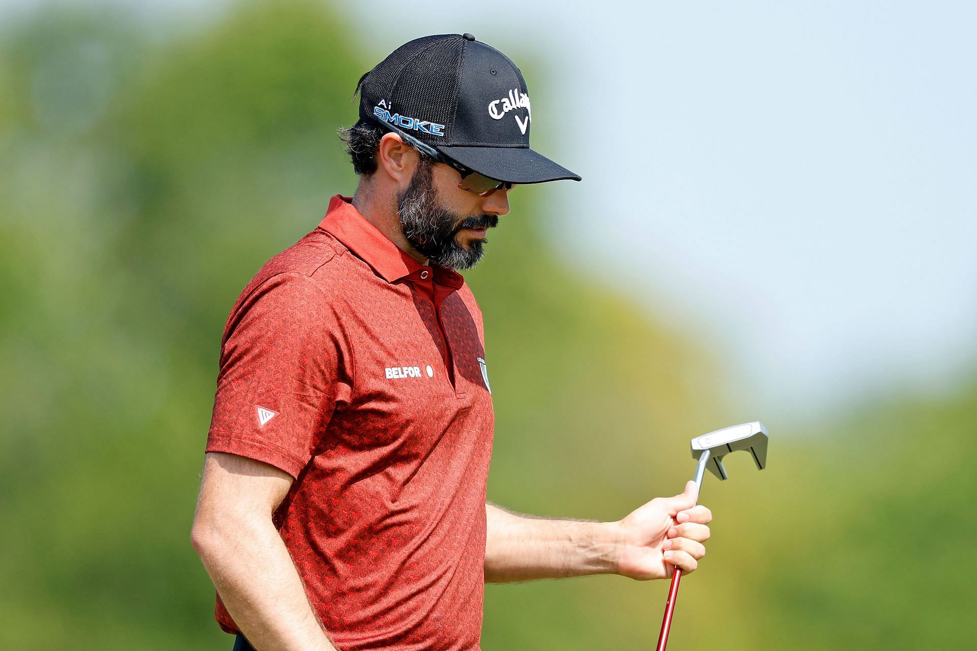 Adam Hadwin during the 3M Open, Round One (Source: Getty)