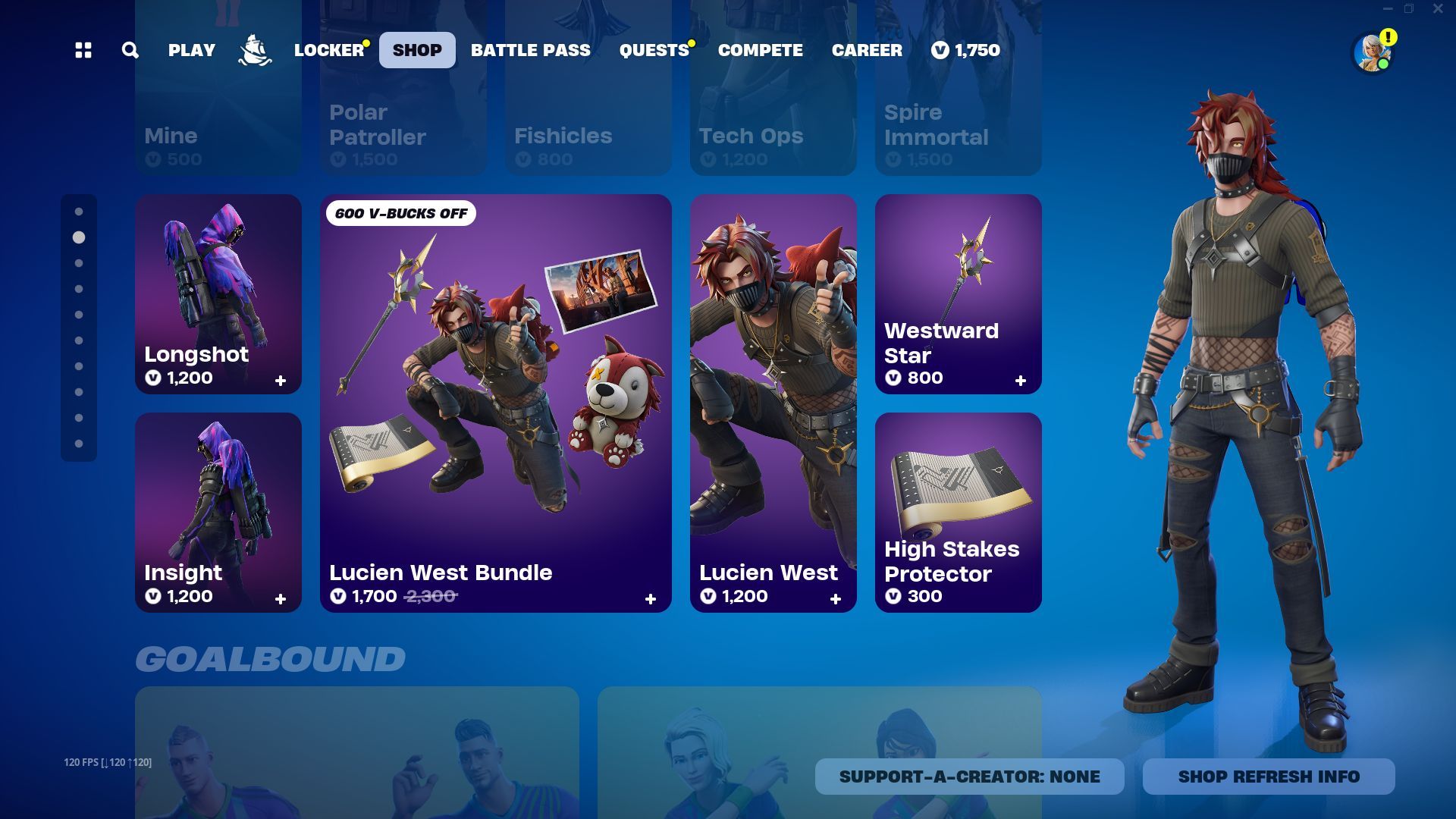 How to get Lucien West skin in Fortnite