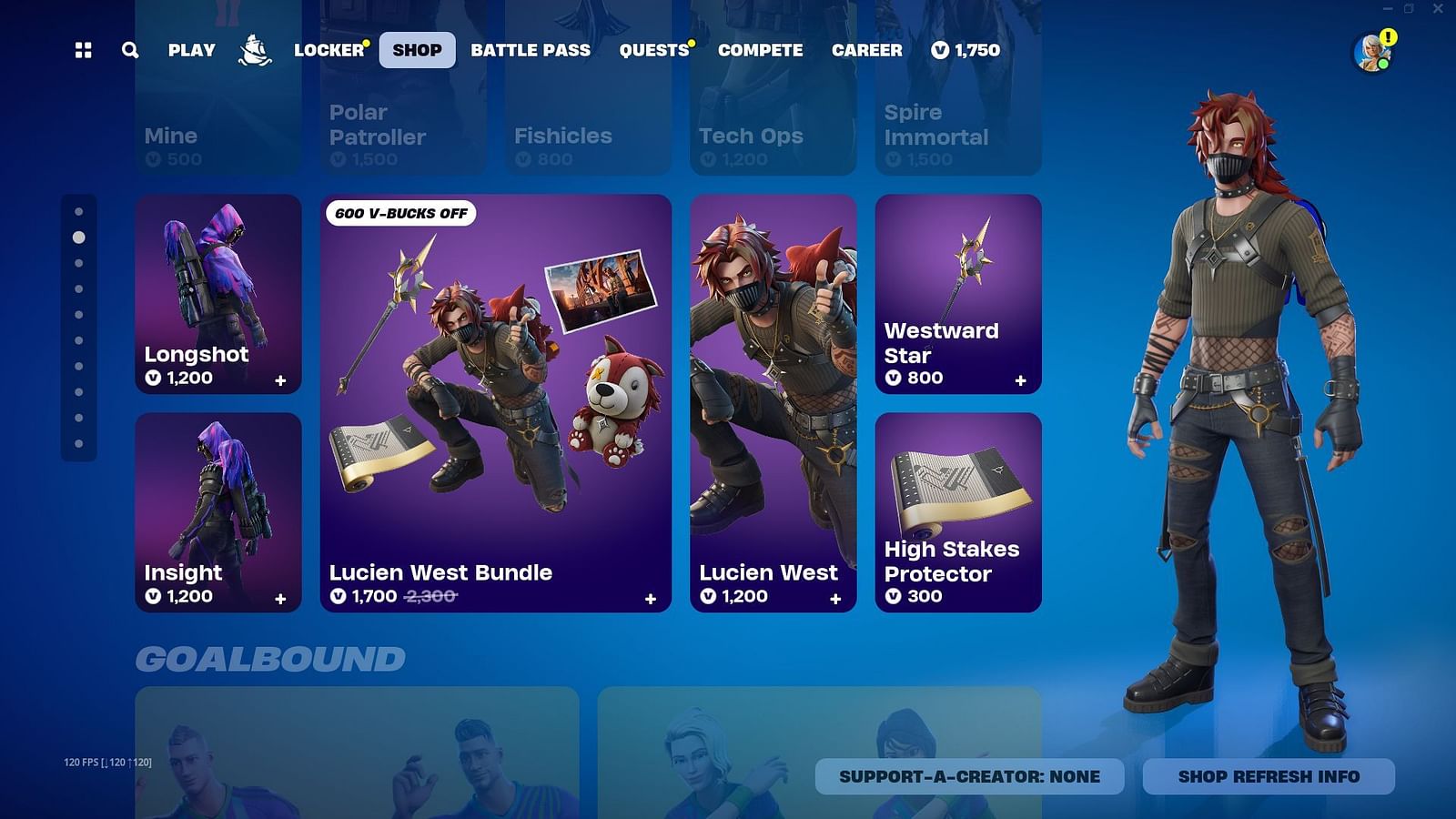 How to get Lucien West skin in Fortnite