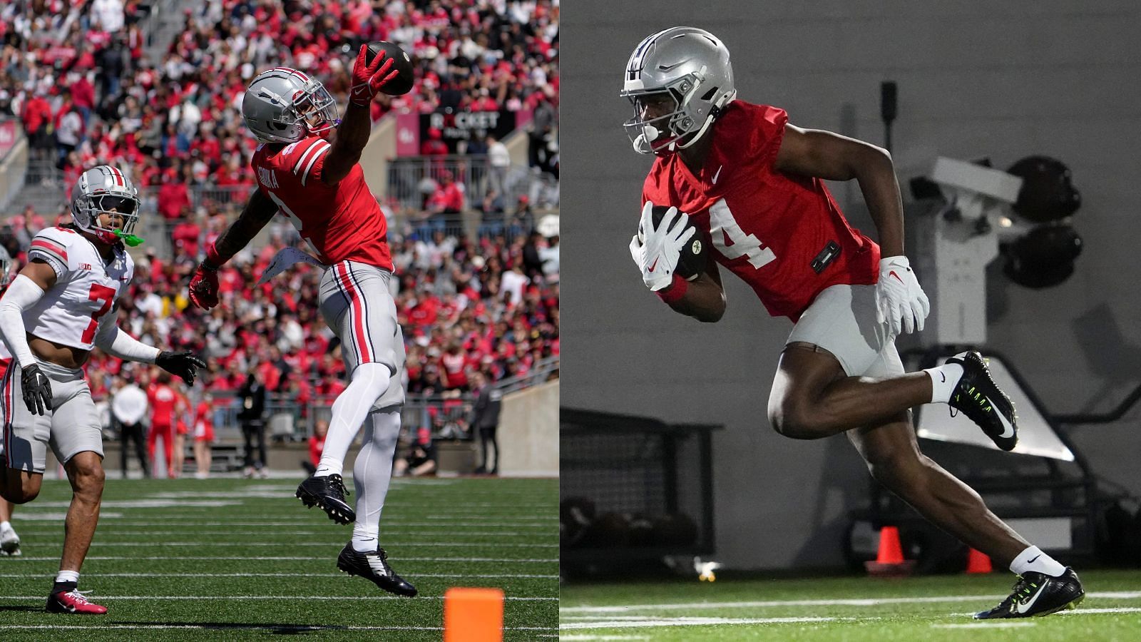 Veteran Emeka Egbuka and frosh Jeremiah Smith are two of the many threats on OSU