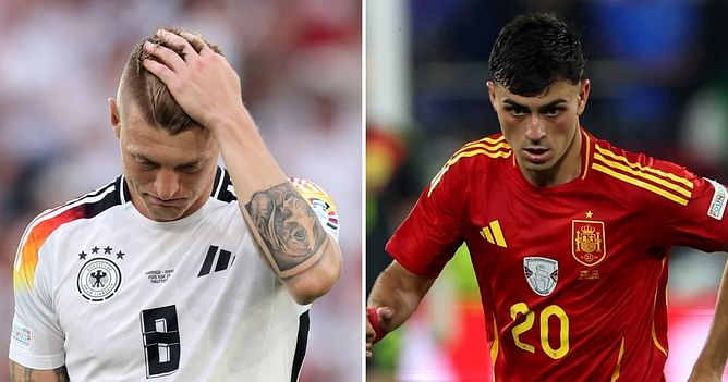"You are a great player" - Toni Kroos issues apology to Pedri after Spain star went off injured in EURO 2024 clash