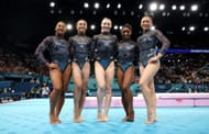 Team USA Women's Gymnastics team at the Paris Olympics 2024 (Image via: Getty Images)