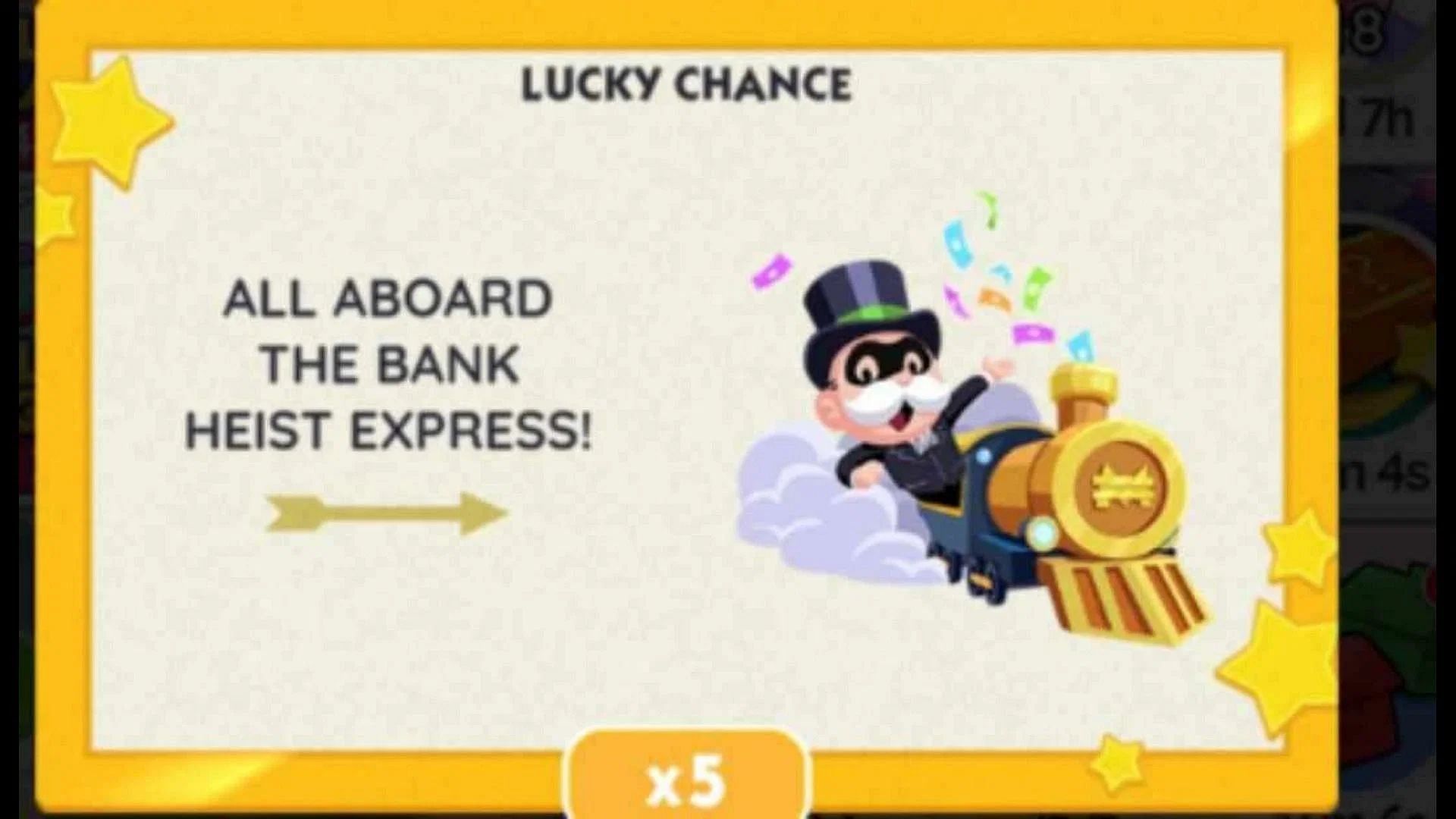 Lucky Chance is returning in Monopoly Go on July 11, 2024 (Image via Scopely)