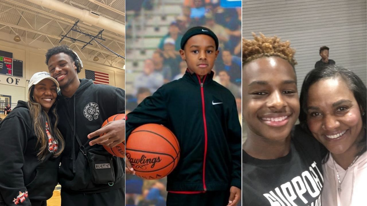 LeBron James mother, Gloria James, shares throwback photos and a heartwarming message for her grandson Bronny James on Instagram: [photo: Gloria James IG]