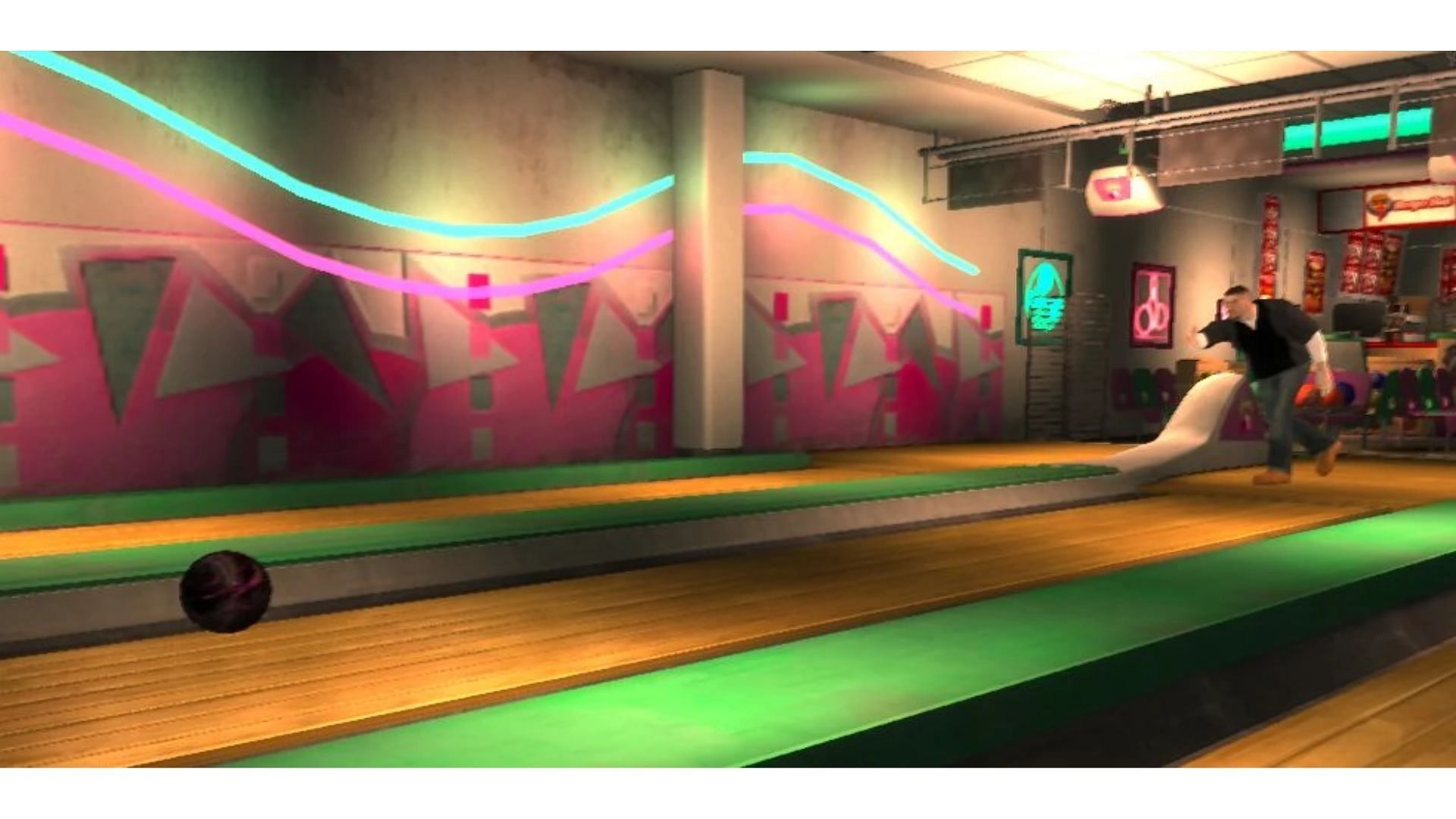 A bowling ally in Grand Theft Auto 4 (Image via GTA Wiki)