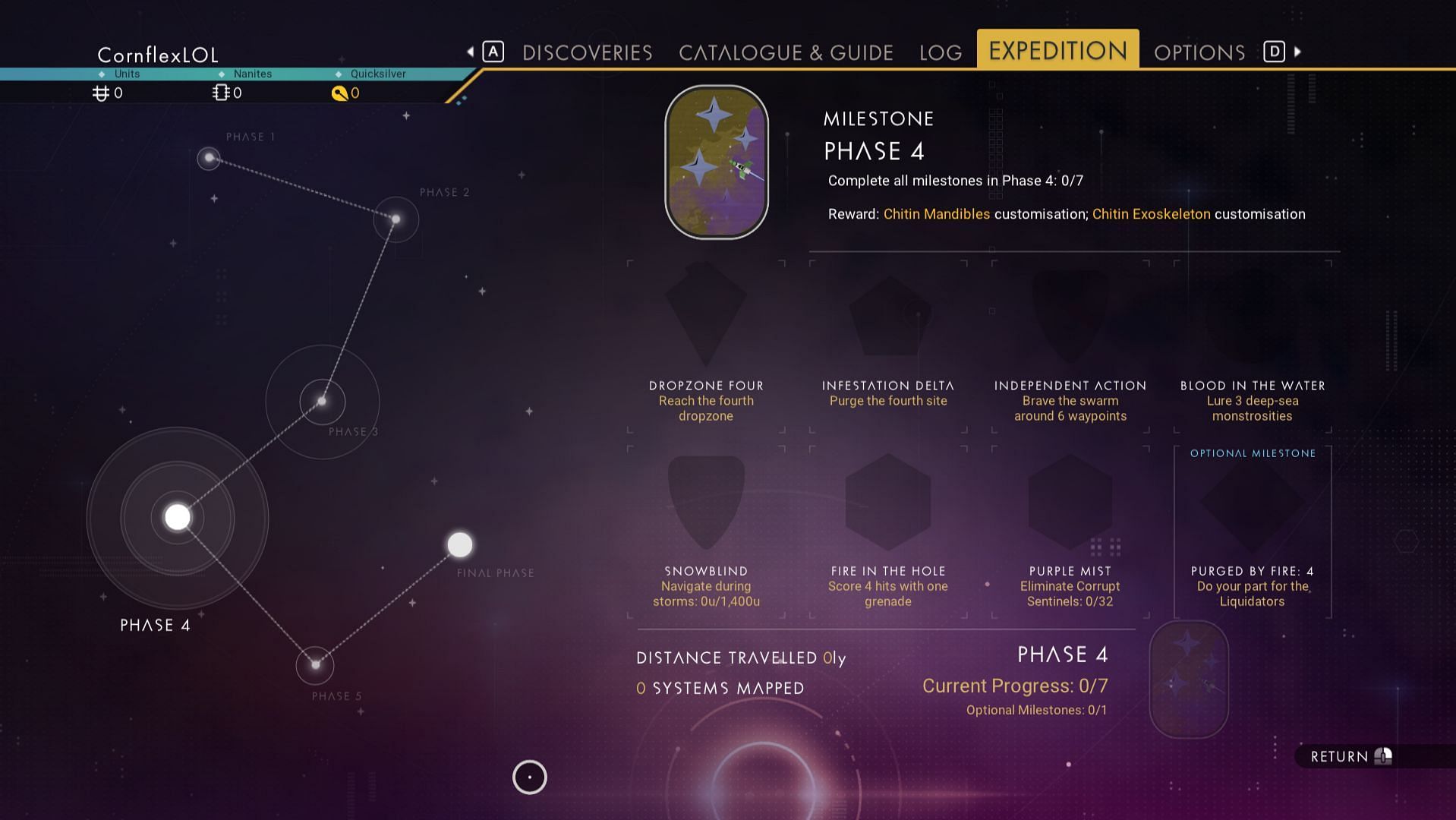 All missions in this Phase (Image via Hello Games)