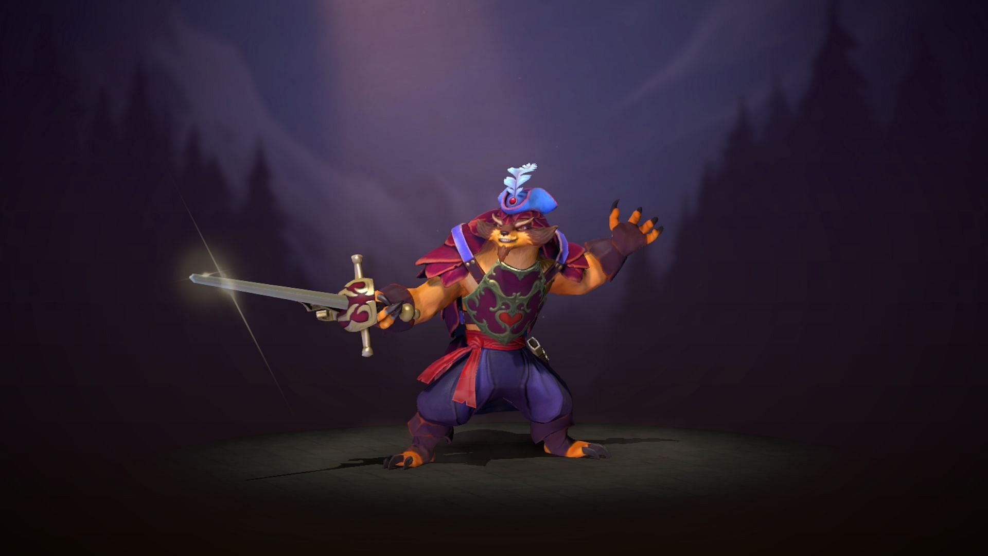 Pangolier as seen in the game (Image via Valve)