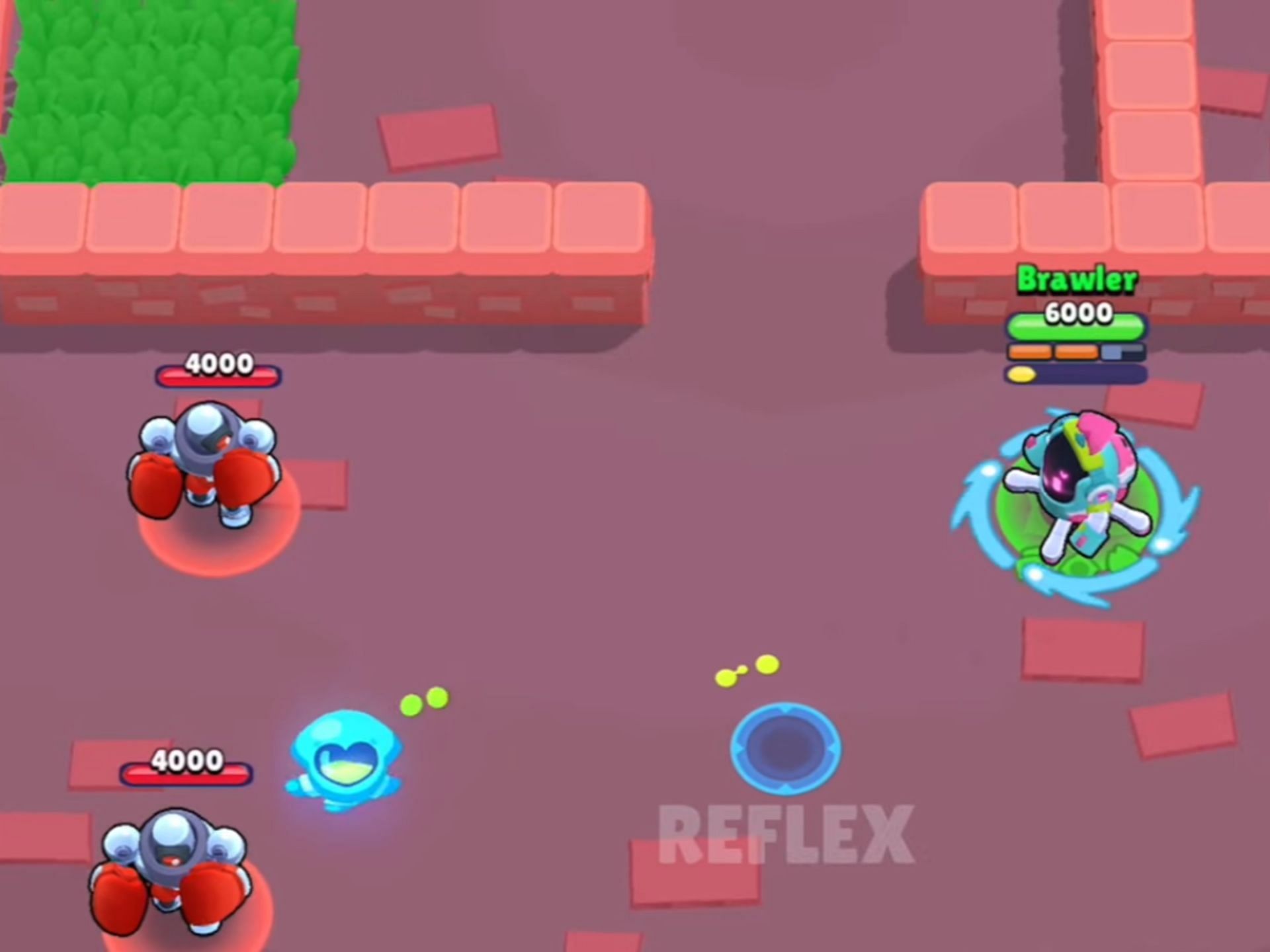 Sprout using his main attack in this skin (Image via BrawlReflex/YouTube || Supercell)