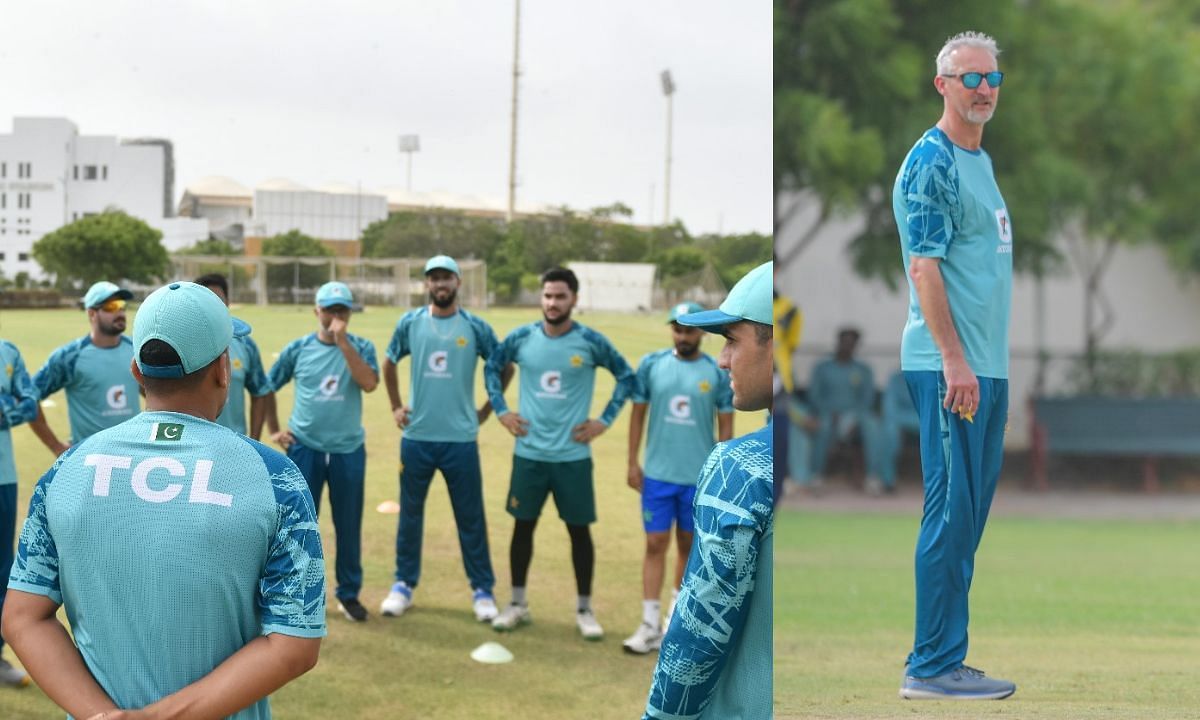 जेसन गेलेस्पी ने खिलाड़ियों की फिटनेस पर जोर दिया (Photo Credit - @TheRealPCB)