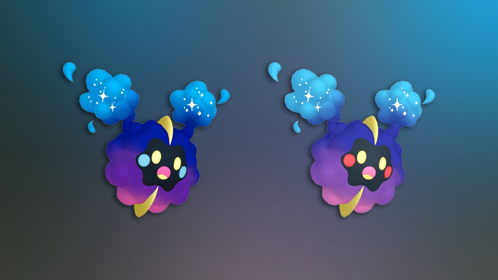 Regular and Shiny Cosmog (Image via TPC)