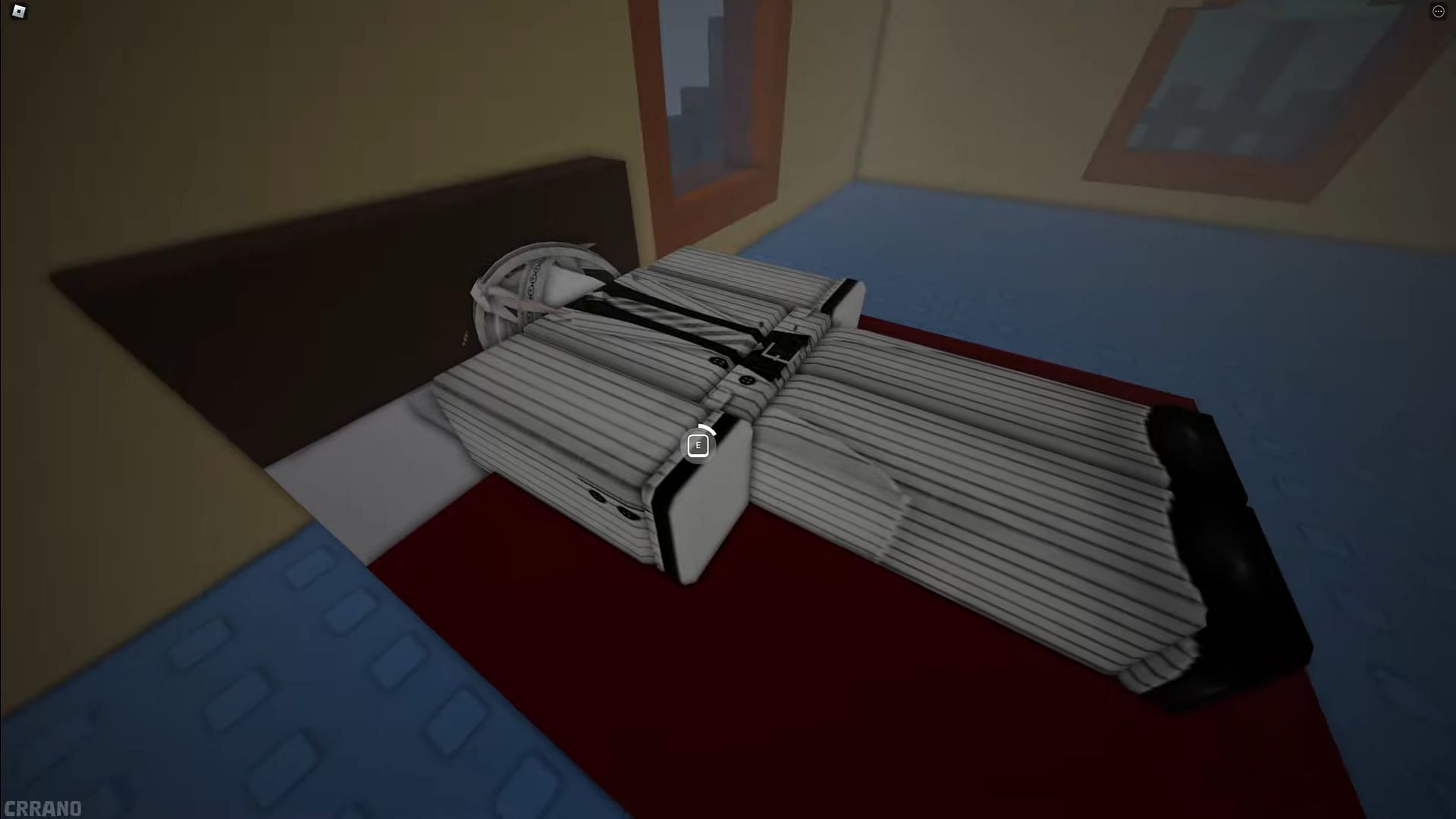 Getting the good ending (Image via Roblox || Crrano on YouTube)