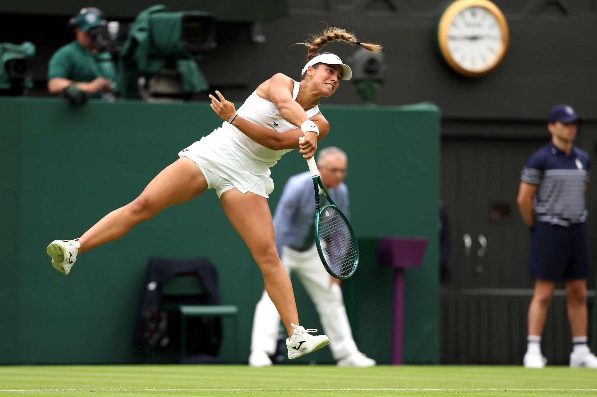 Jessica Bouzas Maneiro at the 2024 Wimbledon. (Photo: Getty)