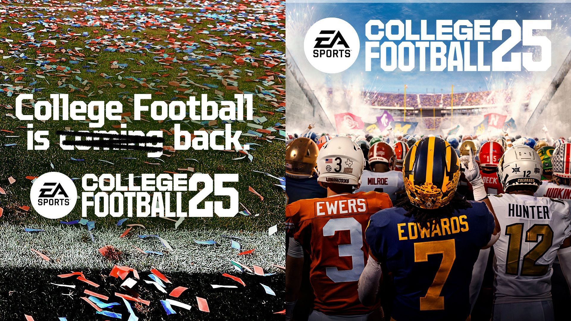 EA Sports College Football 25 released worldwide on Friday (images courtesy of EA Sports College