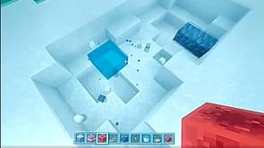 Minecraft player discovers a weird bug to create a floating water block