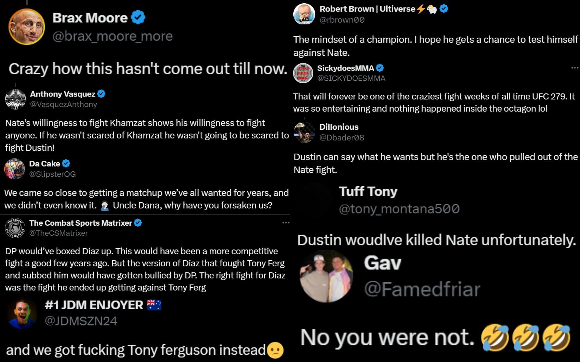 Fan reactions