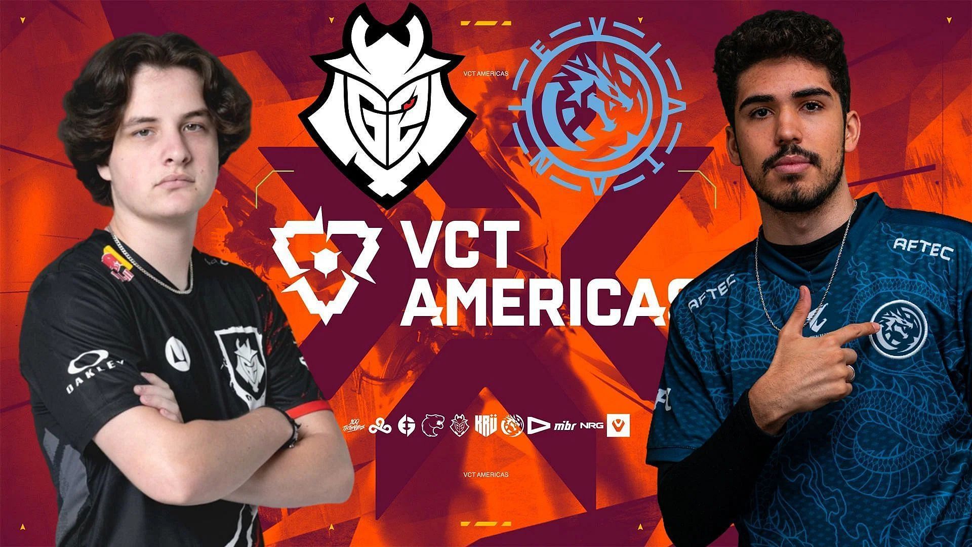 G2 Esports vs Leviat&aacute;n at VCT Americas 2024 Stage 2 (Image via Riot Games || G2 Esports || Leviat&aacute;n)