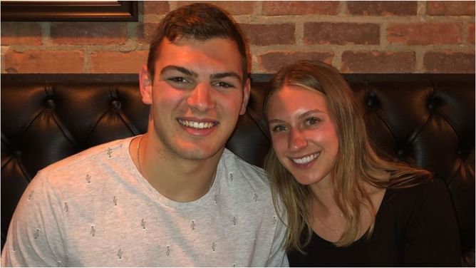 IN PHOTOS: Bears star Cole Kmet reveals engagement to long-time girlfriend Emily Jarosz