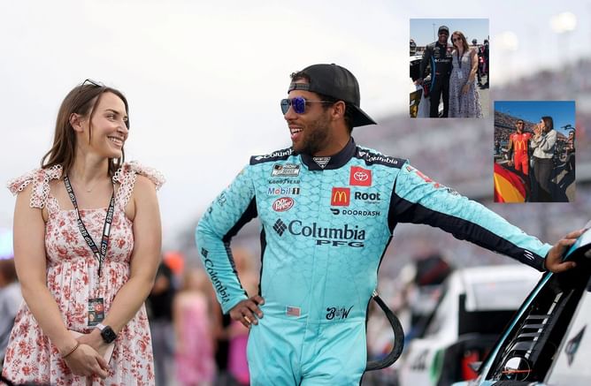 5 times Bubba Wallace's wife Amanda Wallace stole the spotlight at NASCAR tracks with her fashion statements