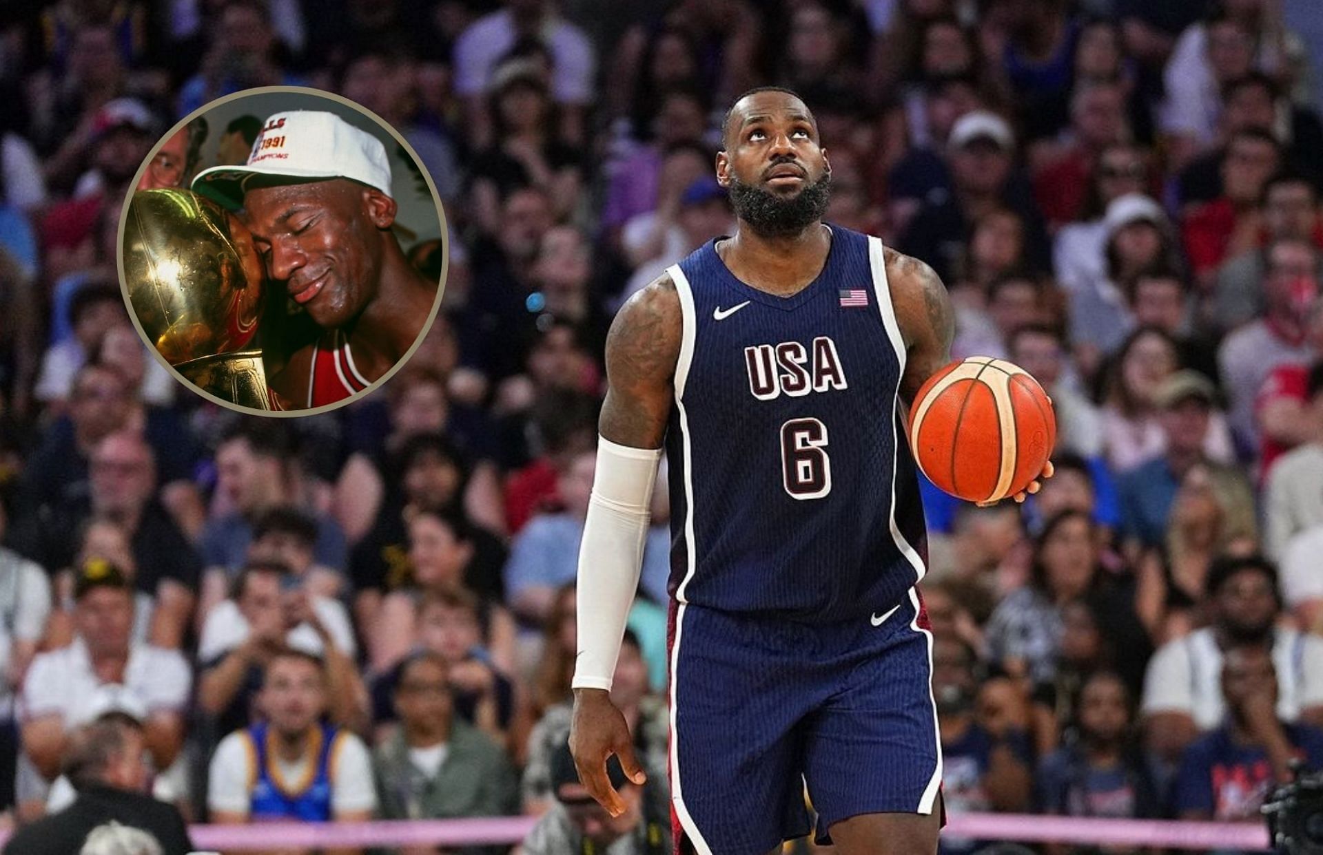 LeBron James vs Michael Jordan GOAT debate gets refueled by former Warriors champion (Image Credit: LeBron James from USA Basketball