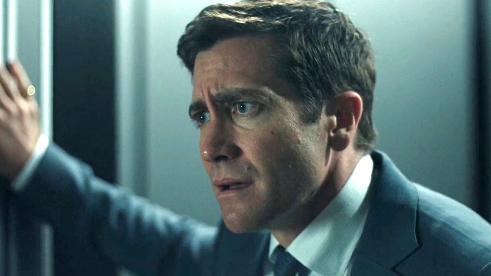 Jake Gyllenhaal as Rusty Sabich in a still from Presumed Innocent