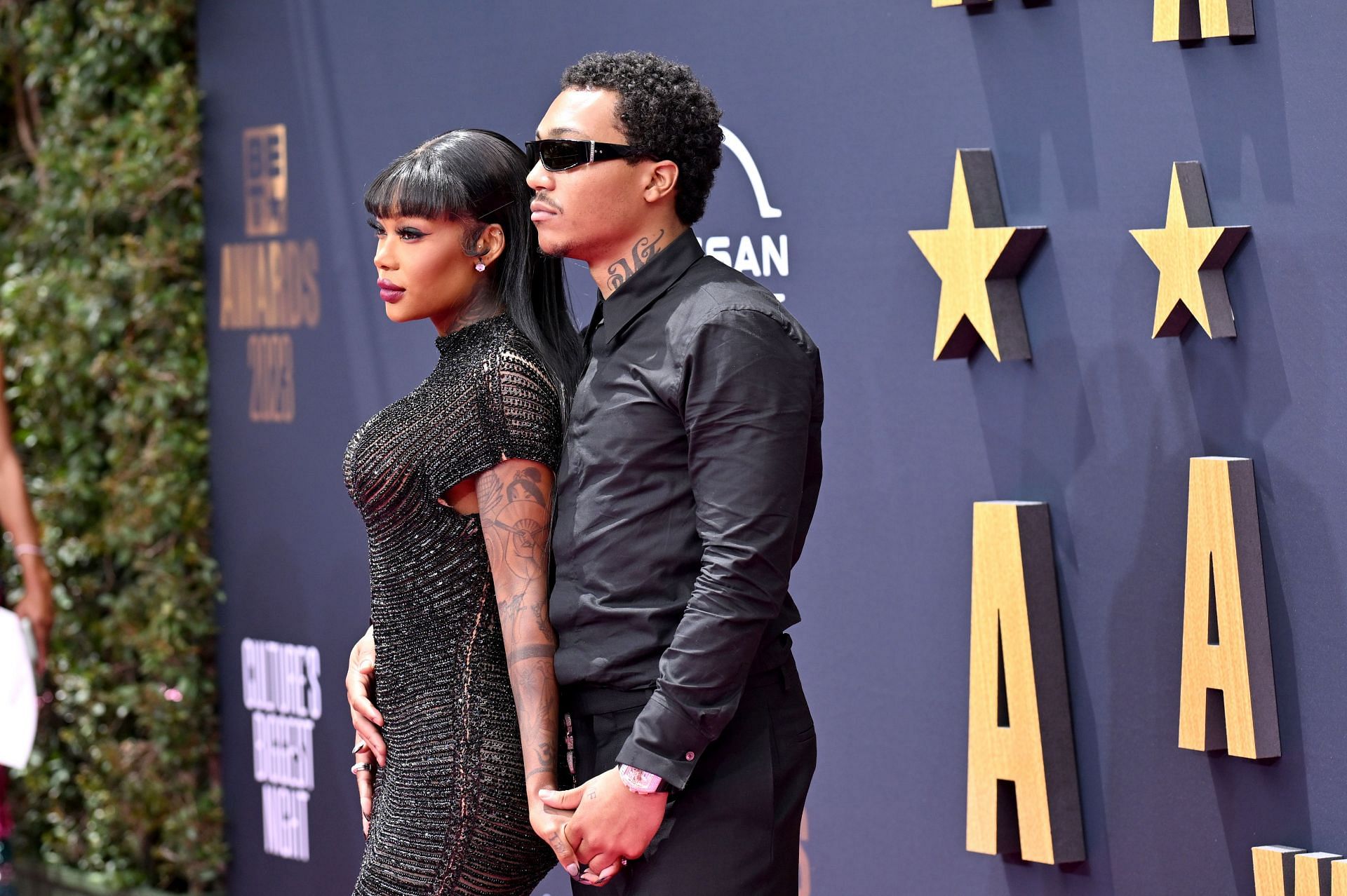 Summer Walker &amp; Lil Meech at BET Awards 2023, (Photo by Paras Griffin/Getty Images for BET)