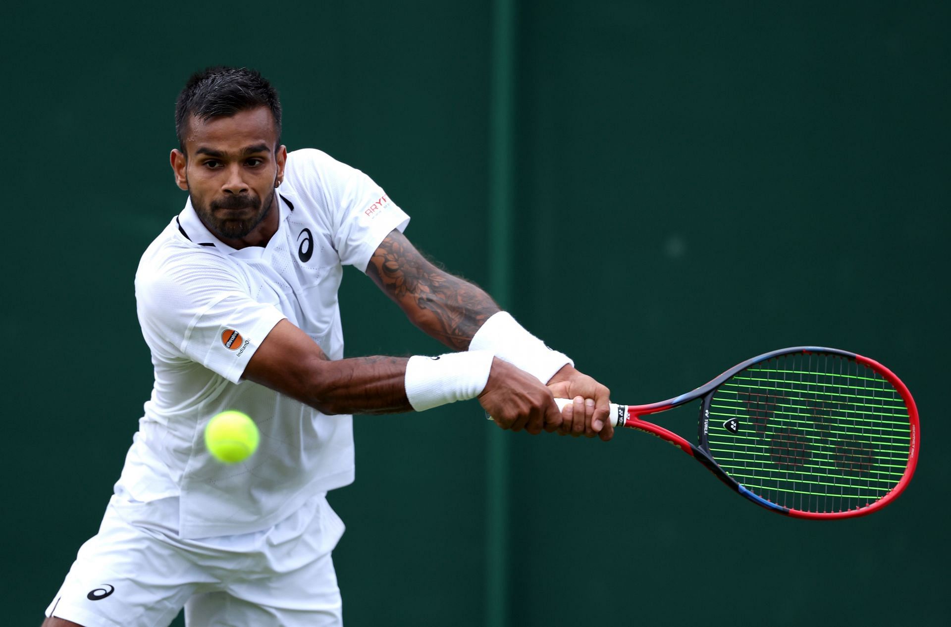 Sumit Nagal at Wimbledon 2024 (Image via Getty)