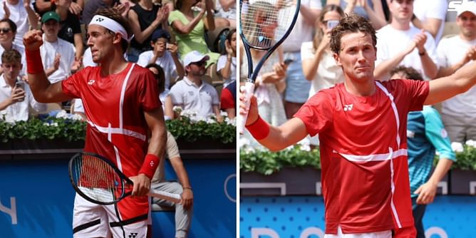 "Not me who designed it, I just put up with what I get" - Casper Ruud on criticism over his Danish-looking outfit at Paris Olympics