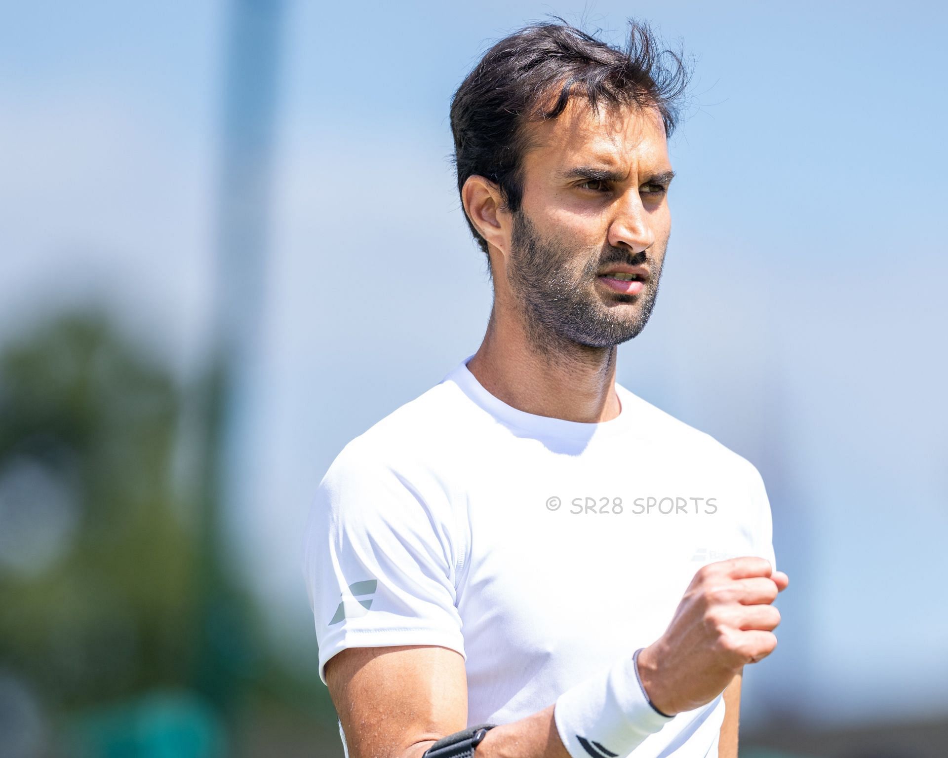 Yuki Bhambri at Wimbledon 2024 Image Credit: Priyan Rajendhiran