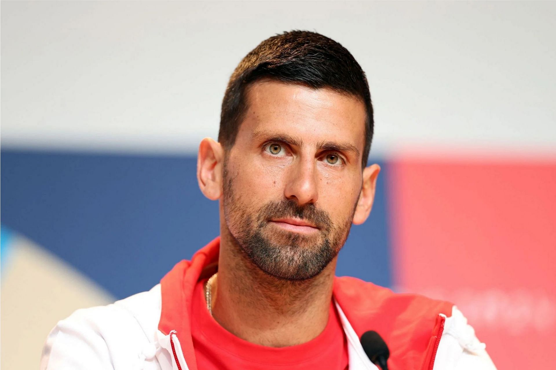 Novak Djokovic pictured at the 2024 Paris Olympics - Image Source: Getty