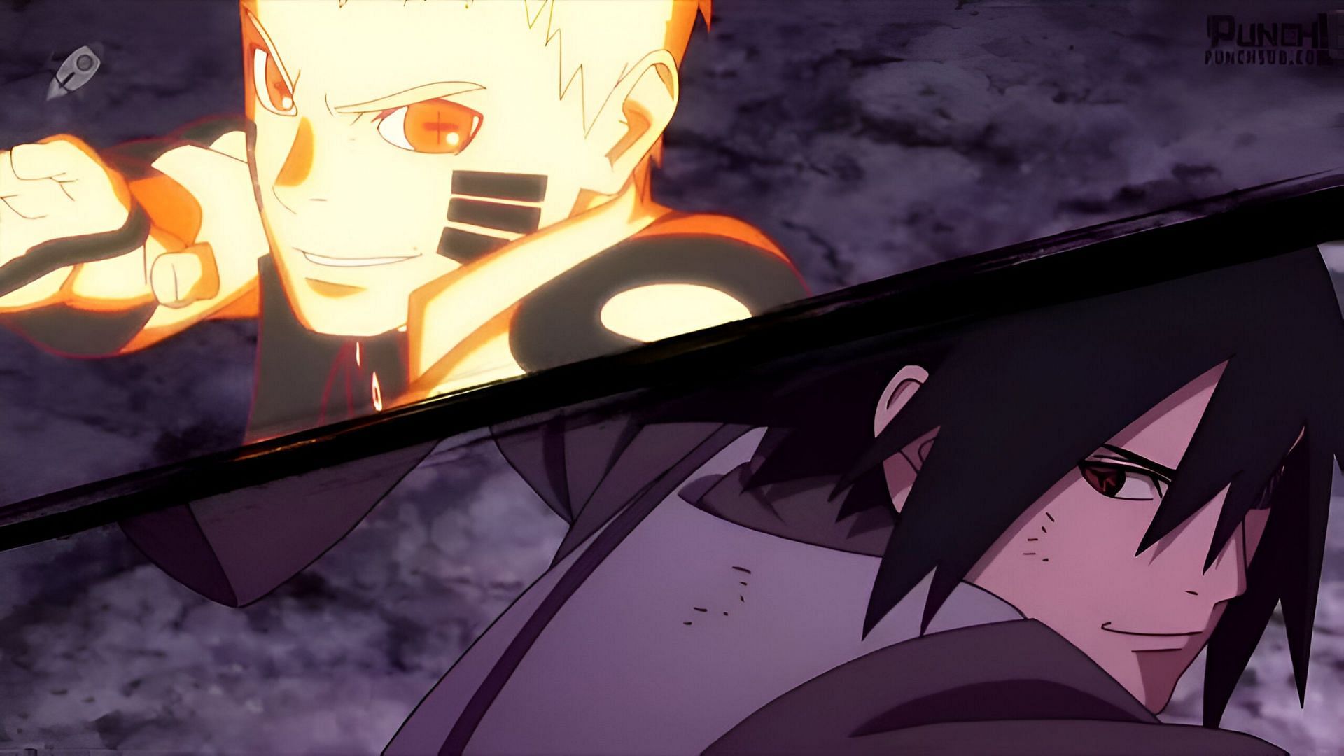 The protagonist (left) and Sasuke (right) as seen in the anime (Image via Studio Pierrot)